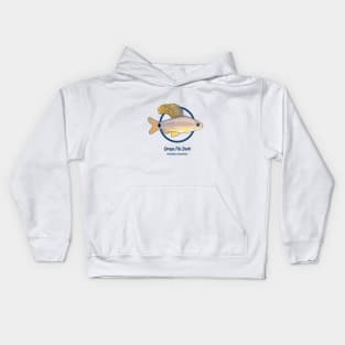 Drape Fin Barb Kids Hoodie